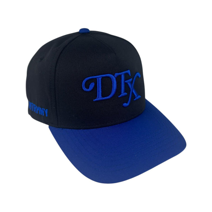 LIMITED EDITION - Matrimoney Home Court Lone Script Snapback - (Black/Royal)