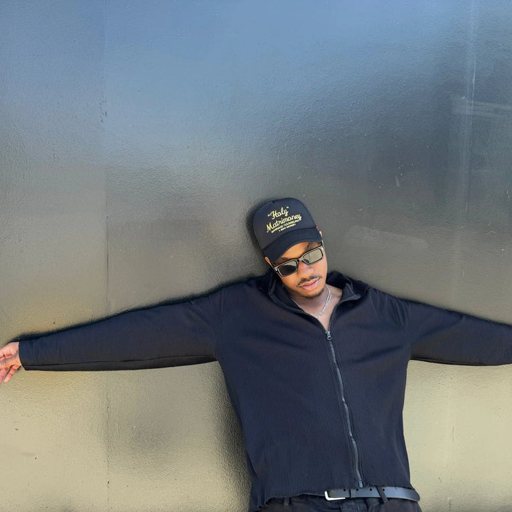 "Holy" Matrimoney Trucker - Black/Amber