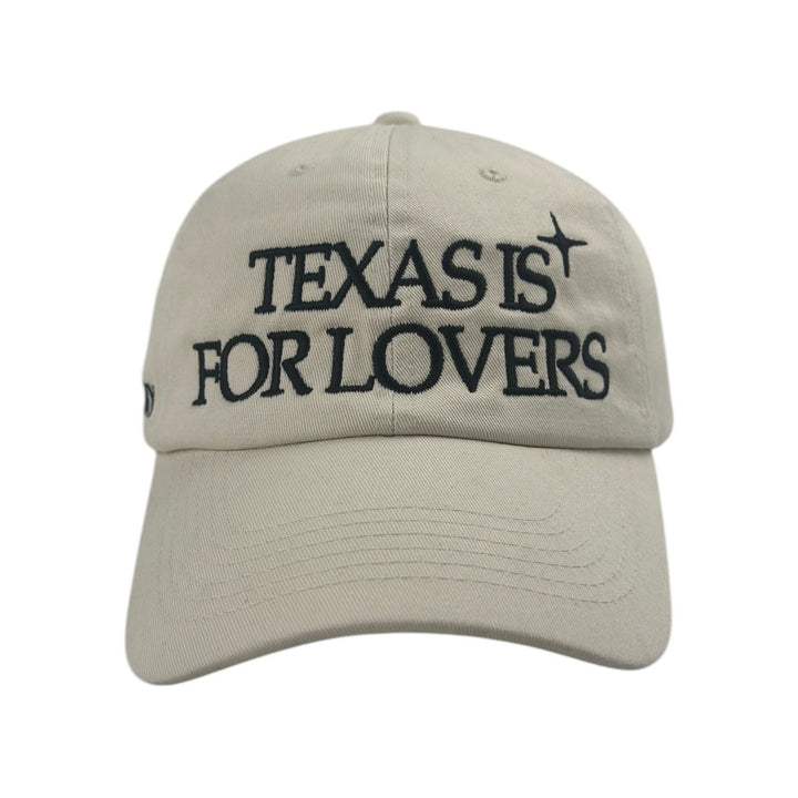 Texas Is for Lovers Dad Hat – Off White/Black