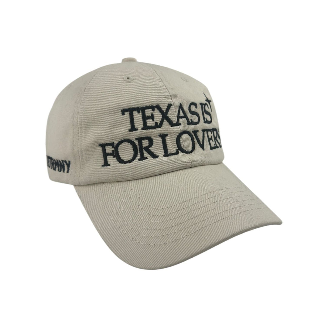 Texas Is for Lovers Dad Hat – Off White/Black