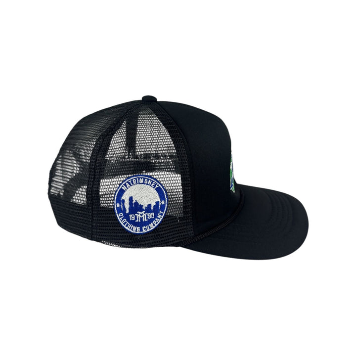 LIMITED EDITION - Matrimoney Home Court Trucker - (Black)